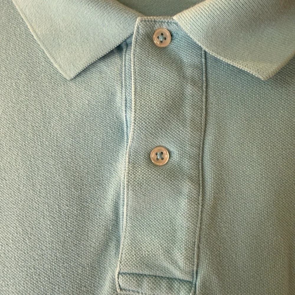 Polo Ralph Lauren Men's 3XB Big Blue Polo Shirt Pink Pony Logo Cotton